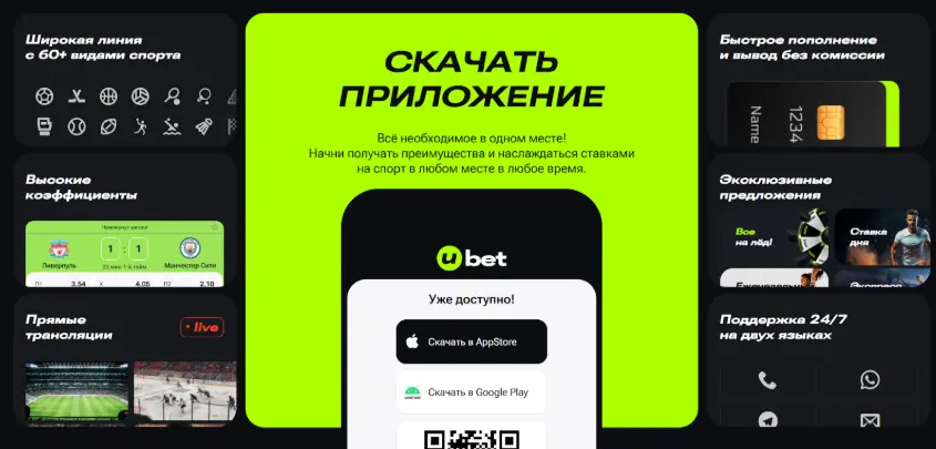 ubet мобильное приложение